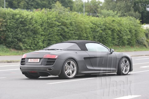 Audi R8 Spyder betrapt