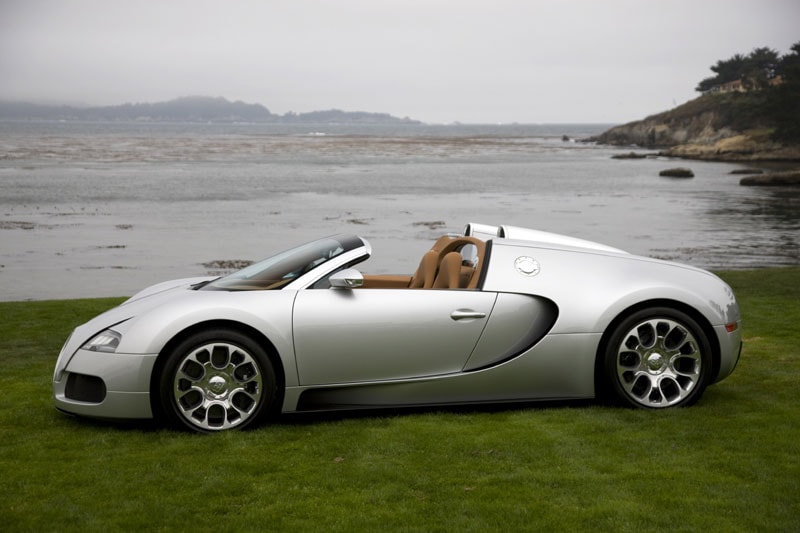 Onthulling Bugatti Veyron Grand Sport op Pebble Be