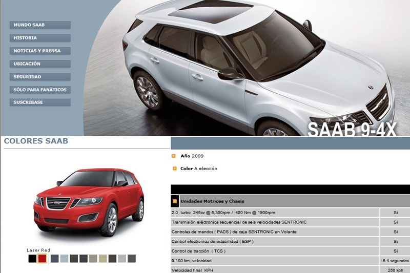 Saab 9-4X