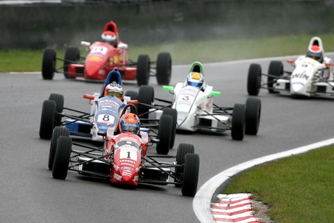 Race-impressie Formule Ford