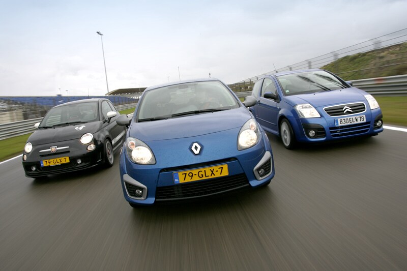 500 Abarth-Renault Twingo RS-Citroën C2 VTS