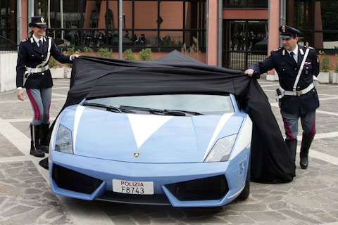 Derde Lambo voor Italiaanse polizia 