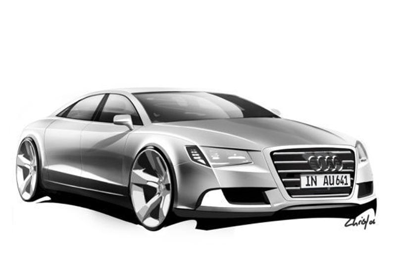Ontwerpschets Audi A8