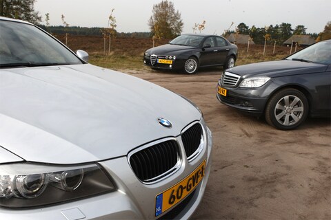 Test: BMW 320i - Alfa Romeo 159 2.2 JTS - Mercedes-Benz C 200 Kompressor