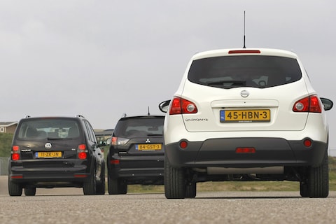 Test: Mitsubishi Outlander - Nissan Qashqai+2 - Volkswagen CrossTouran