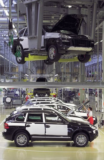 Porsche Cayenne-productie Leipzig