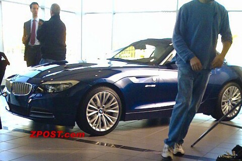 Nieuwe BMW Z4 op de filmset