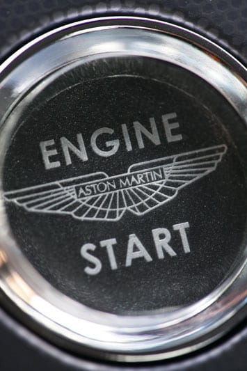Startknop Aston Martin V8 Vantage