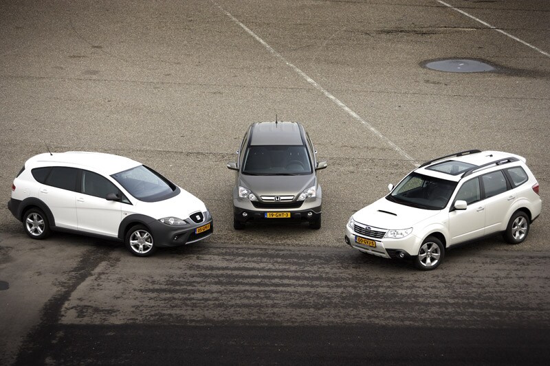 Seat Altea Freetrack-Honda CR-V-Subaru Forester