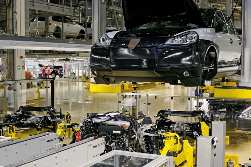 Porsche Cayenne diesel-productie in Leipzig