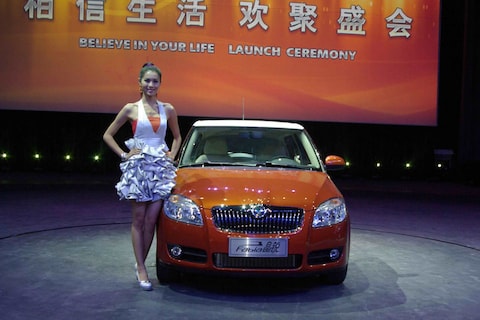 Chinese carrière voor Skoda Fabia