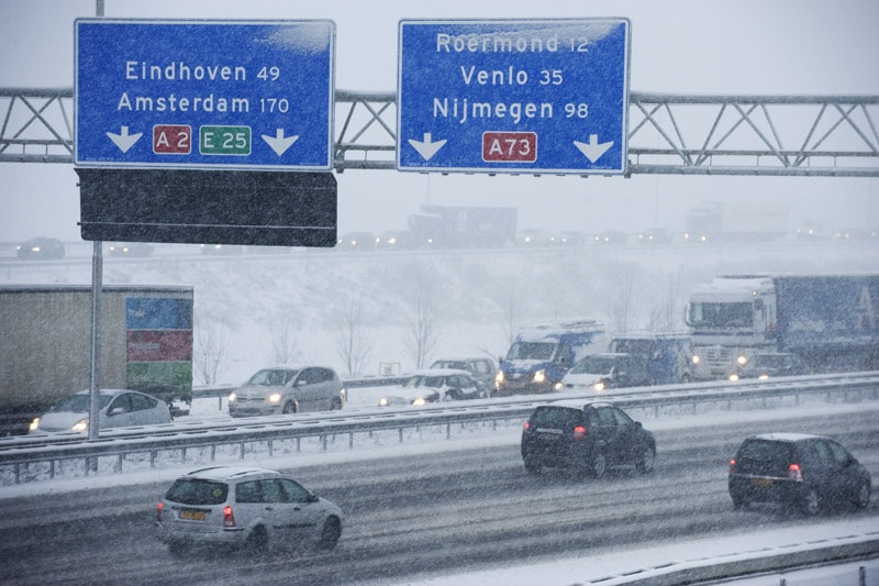 A2 in de sneeuw | Foto: ANP