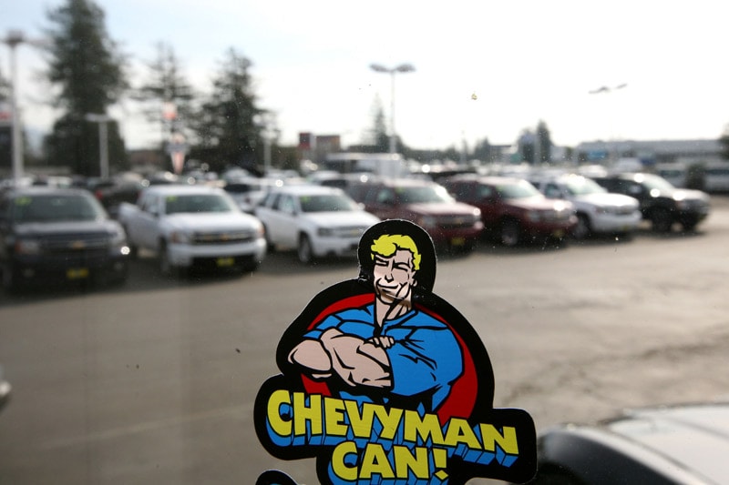 Chevrolet-dealer in Amerika | Foto: ANP/AFP