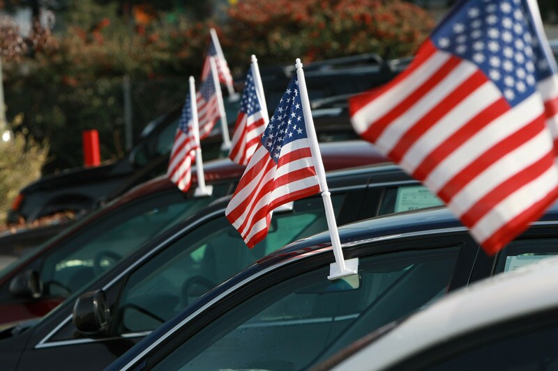 Chevrolet-dealerschap in Santa Rosa | Foto: ANP/AF