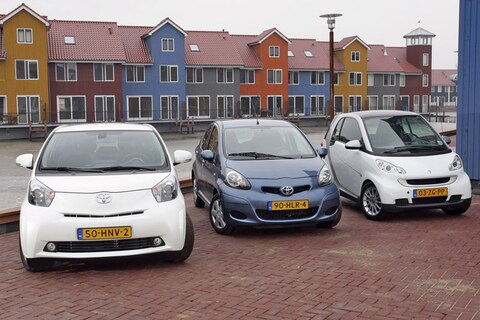 Toyota IQ - Toyota Aygo - Smart Fortwo - Vergelijkende Test