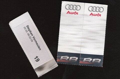 Drie rondjes Audi R8 V10...