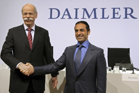 Arabieren nemen belang in Daimler