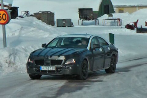 Spyvideo Mercedes CLS