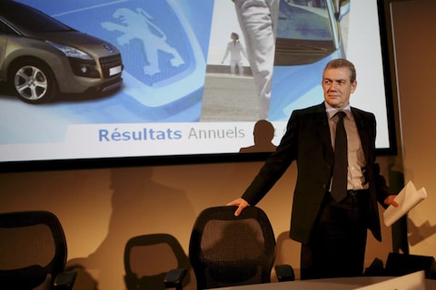 Peugeot-CEO de laan uitgestuurd