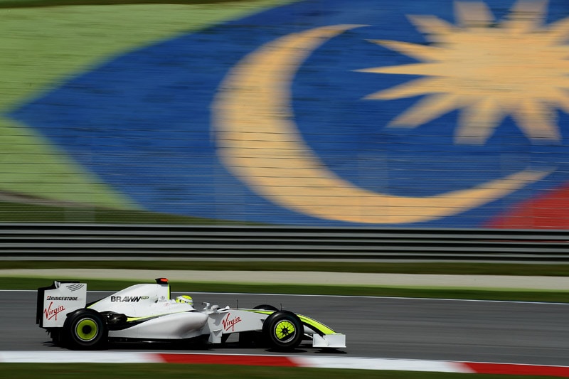 Jenson Button in Brawn F1-auto (foto: ANP)