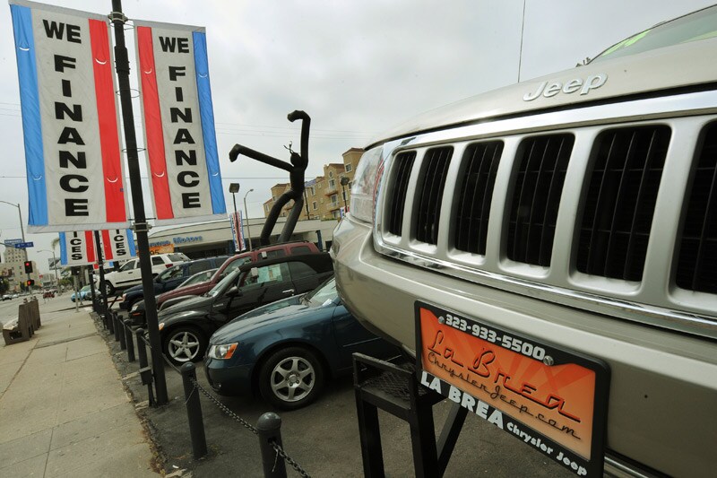Chrysler-dealer in Los Angeles | Foto: ANP/AFP