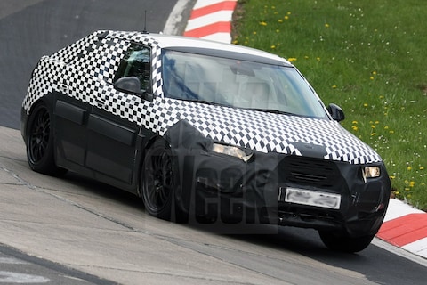 Saab 9-5 op de Nordschleife