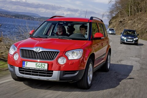 Skoda Yeti in productie