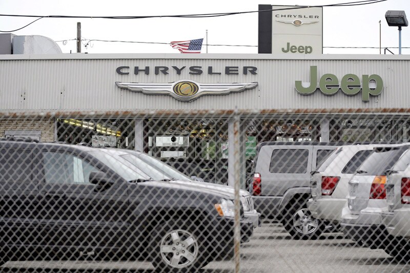 Chrysler-dealer in Valley Stream | Foto: ANP/EPA