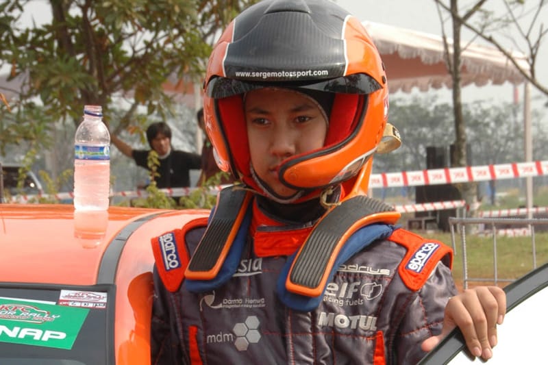 Dertienjarige Sean Galael rijdt rally