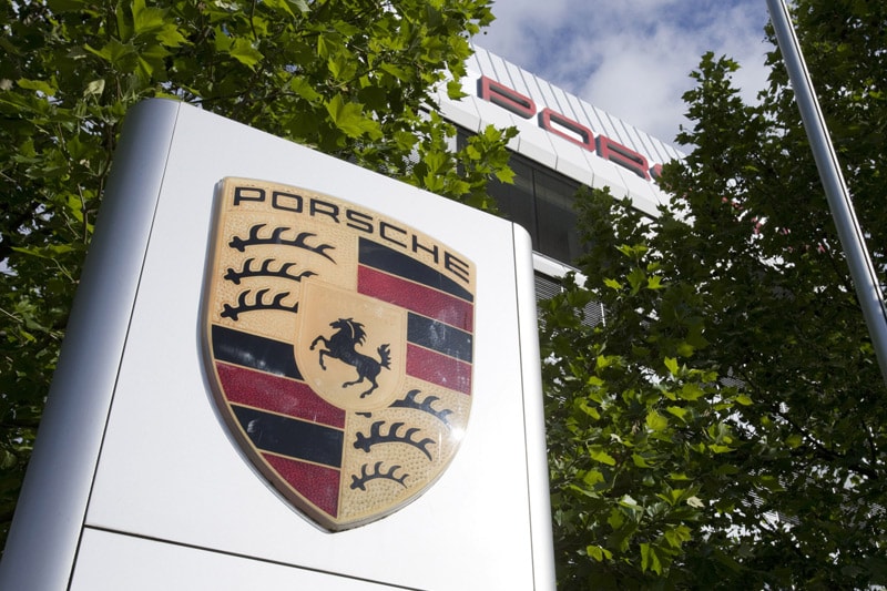 Porsche hoofdkantoor in Stuttgart | Foto: ANP/AFP