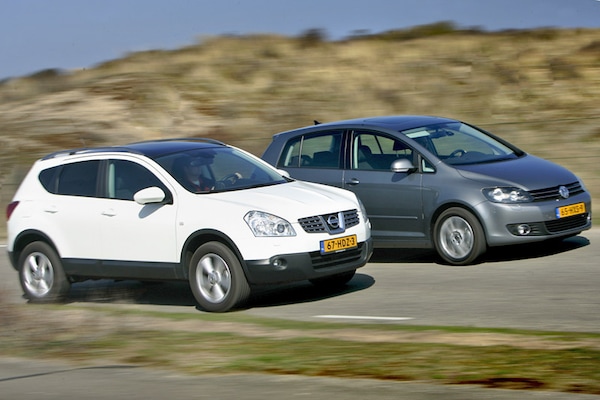 Nissan Qashqai vs Volkswagen Golf Plus