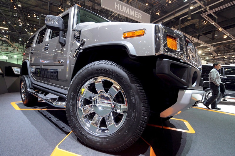 Hummer op autosalon van Genève | Foto: ANP/EPA