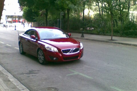 Vernieuwde Volvo C70 in Barcelona