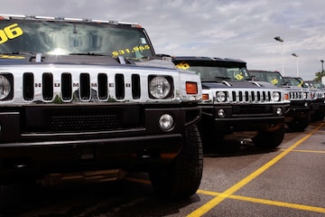 Hummer-dealer in Schaumburg | Foto: ANP/AFP
