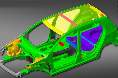 Superlichte VW Golf in ontwikkeling