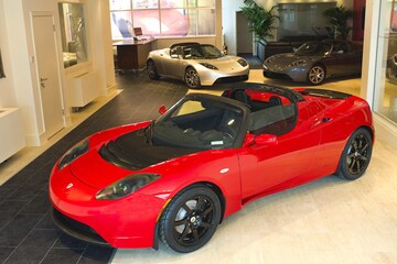 Tesla-dealer in Londen