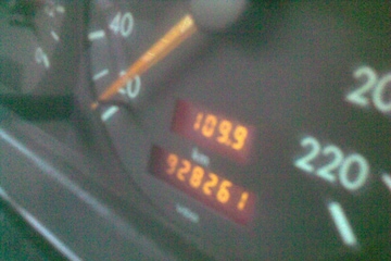 Kilometerteller in Porto