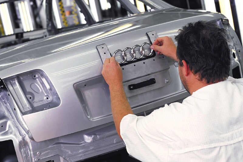 Audi A8-productie in Neckarsulm