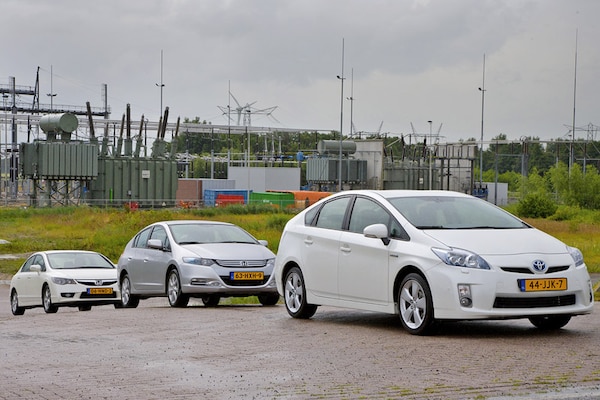 Toyota Prius-Honda Insight-Honda Civic Hybrid
