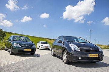 Drie generaties Prius