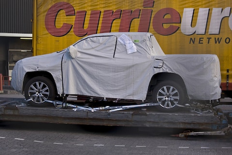 Gesnapt: Volkswagen Amarok op Schiphol