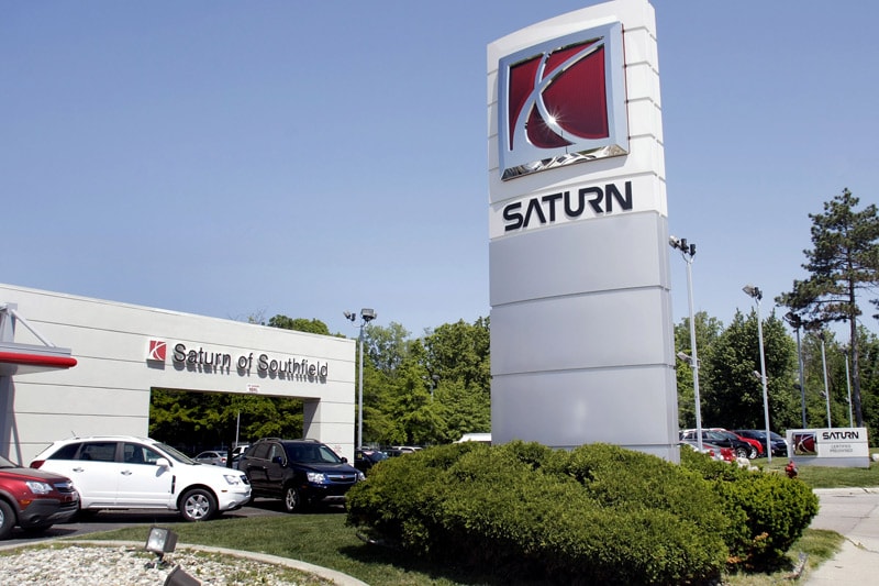 Saturn-dealer in Southfield Michigan | Foto: ANP/A
