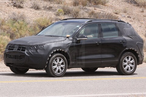 Volkswagen Touareg in hittetest