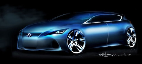 Eerste schets premium compact Lexus