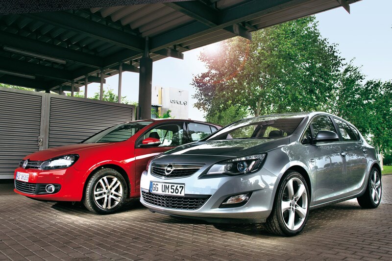 Volkswagen Golf-Opel Astra