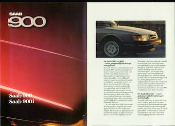 Brochures Saab 900 - Folders