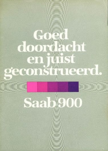 Brochures Saab 900 - Folders