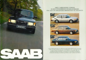 Brochures Saab 900 - Folders