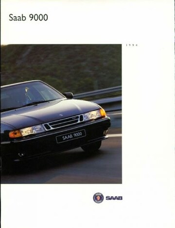Brochures Saab 9000 - Folders