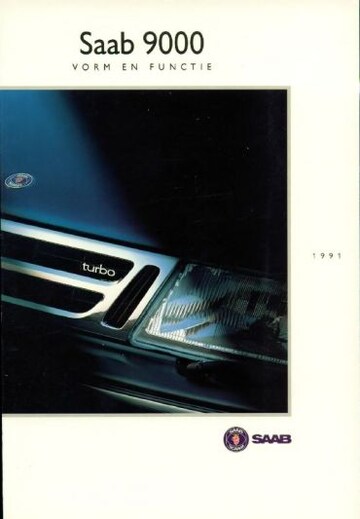 Brochures Saab 9000 - Folders